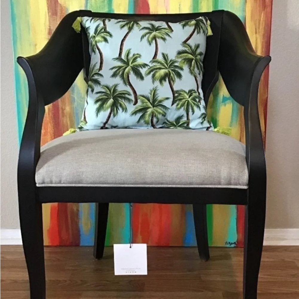 Palm Tree Accent Pillow